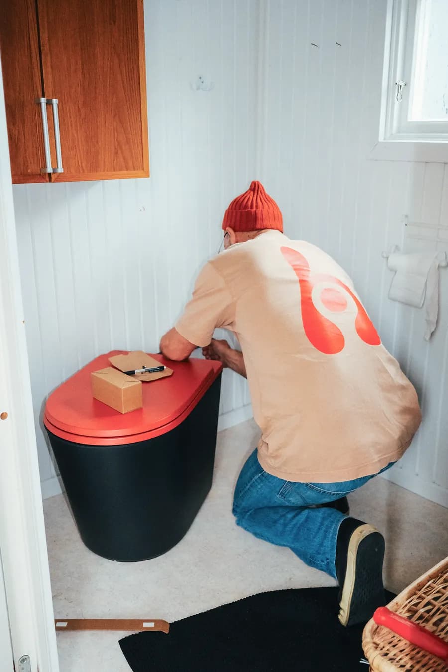 Installation av komposttoalett